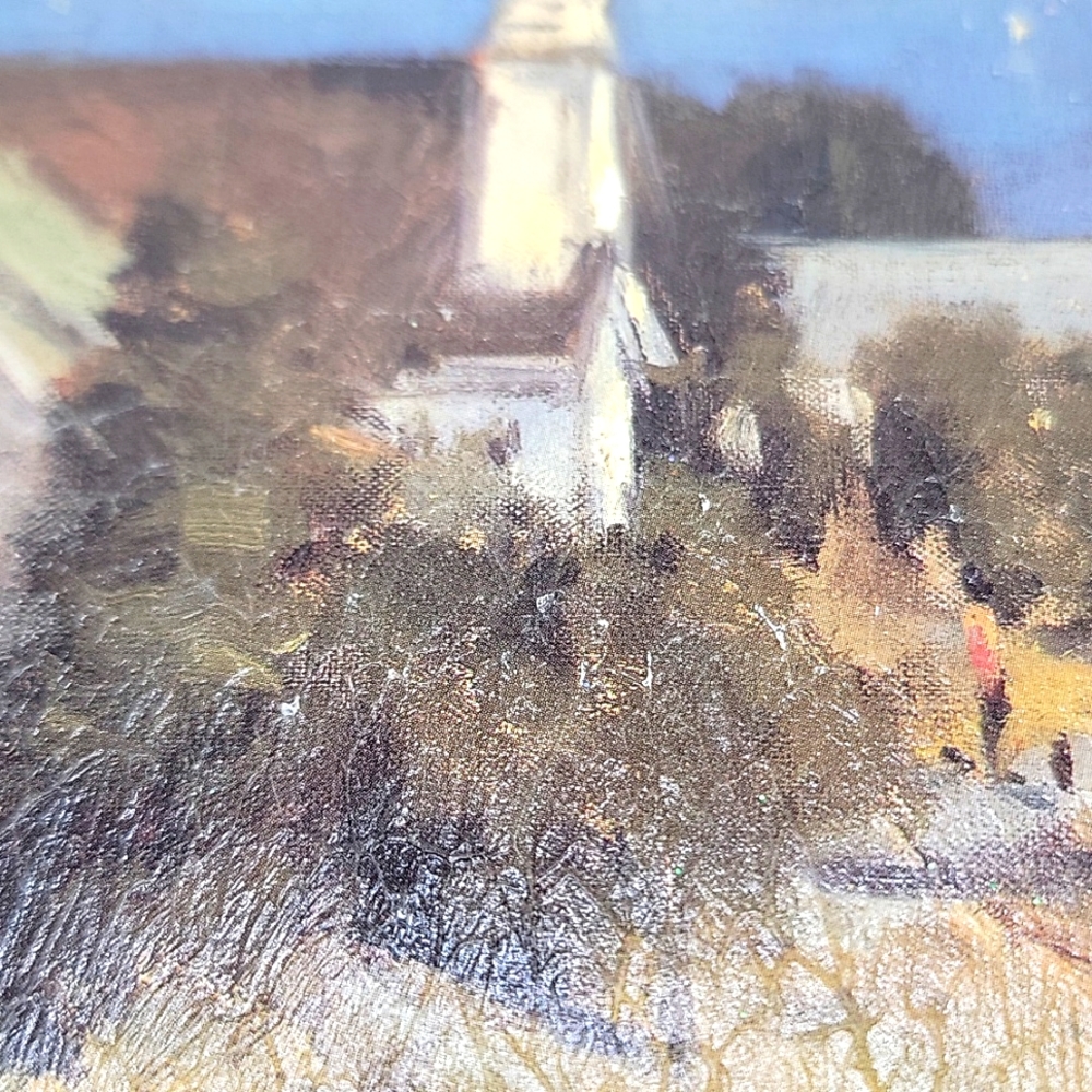 Vintage Framed "San Juan Church" by Scott Christensen 1993 11" W x 9" H - Picture 6 of 10